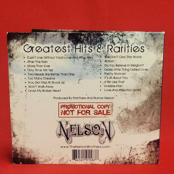 Nelson Greatest Hits & Rarities CD Signed Promotional Copy 2022 - Picture 2 of 8